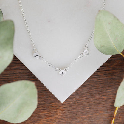 My Darling Ones Initial Necklace (Sterling Silver)