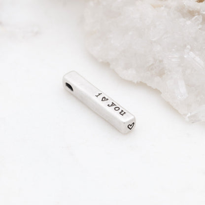 What Matters Most Charm - 2 Sides (Sterling Silver)