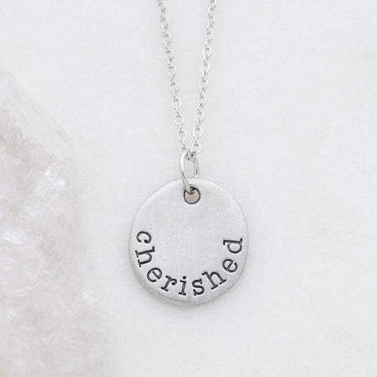 Cherished Necklace (Pewter)