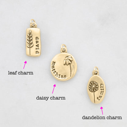 Be You Wildflowers Necklace (14K Solid Gold)