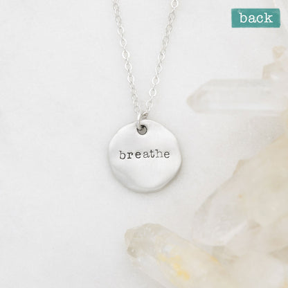 Be You Disc Necklace (Sterling Silver)