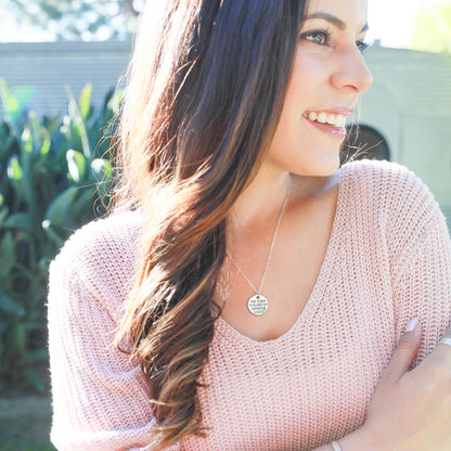 My Hope Is Built Necklace (Pewter)