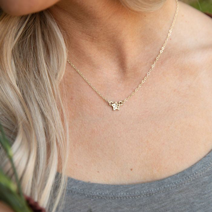 Your Spark Necklace {14K Solid Gold}