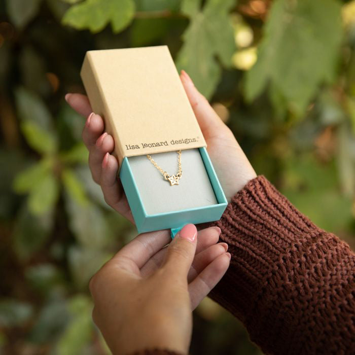 Your Spark Necklace {14K Solid Gold}