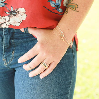 My Monogram Bracelet (10K Solid Gold)