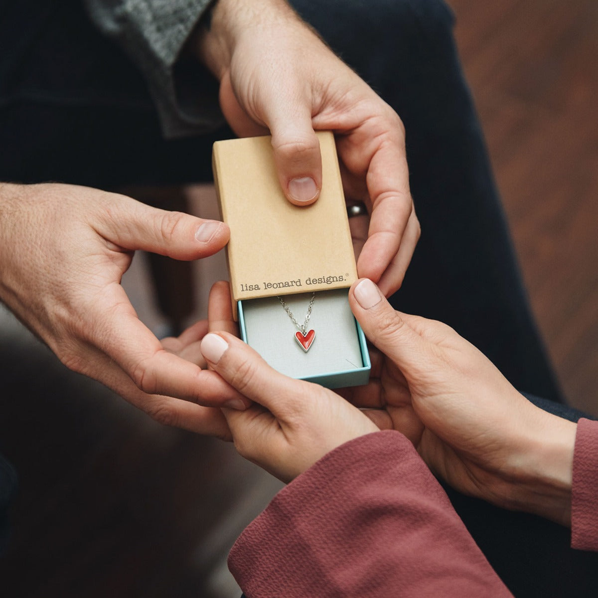 Brave Love Tiny Heart Bundle (Sterling Silver)