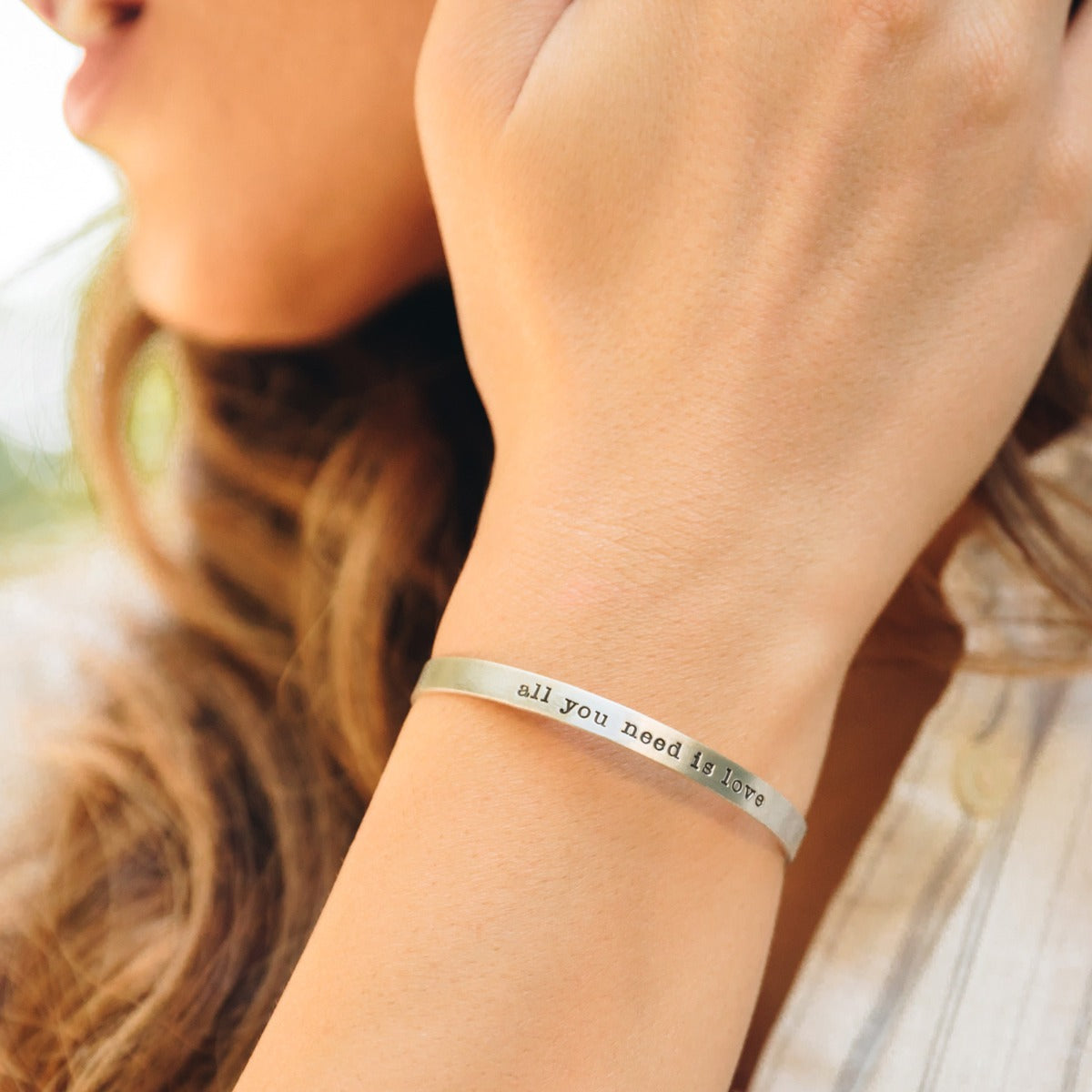 Thin Sterling Cuff (Sterling Silver)