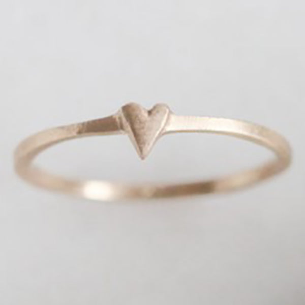 Sweet Love Ring - One Heart (9K Solid Gold)