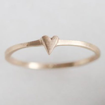 Sweet Love Ring - One Heart (9K Solid Gold)