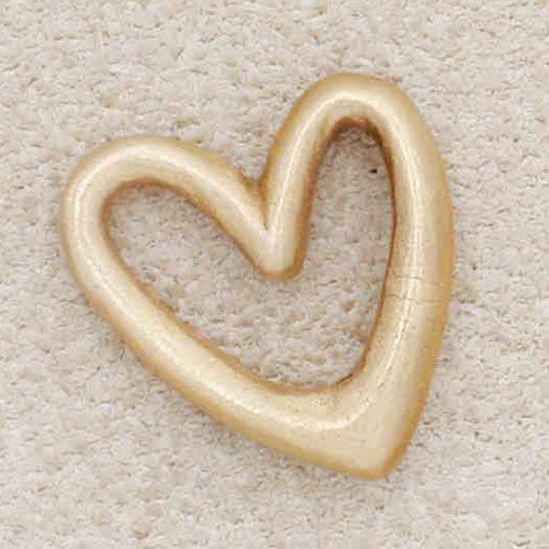 Love Grows 1/2" Heart charm {10K Solid Gold}
