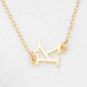My Monogram Necklace {14K Solid Gold}