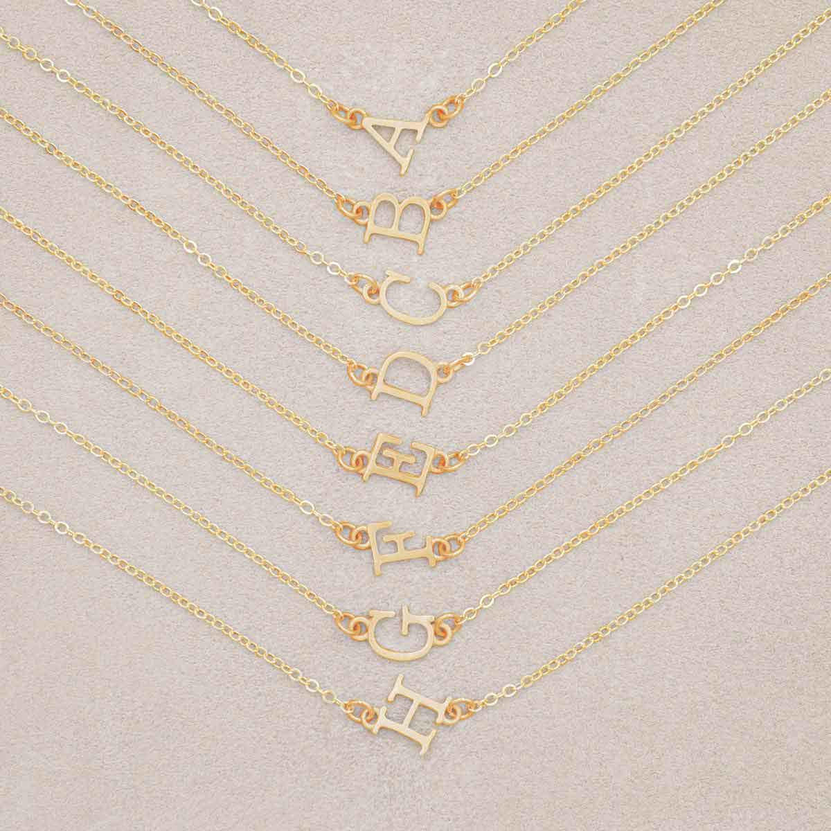 My Monogram Necklace {14K Solid Gold}