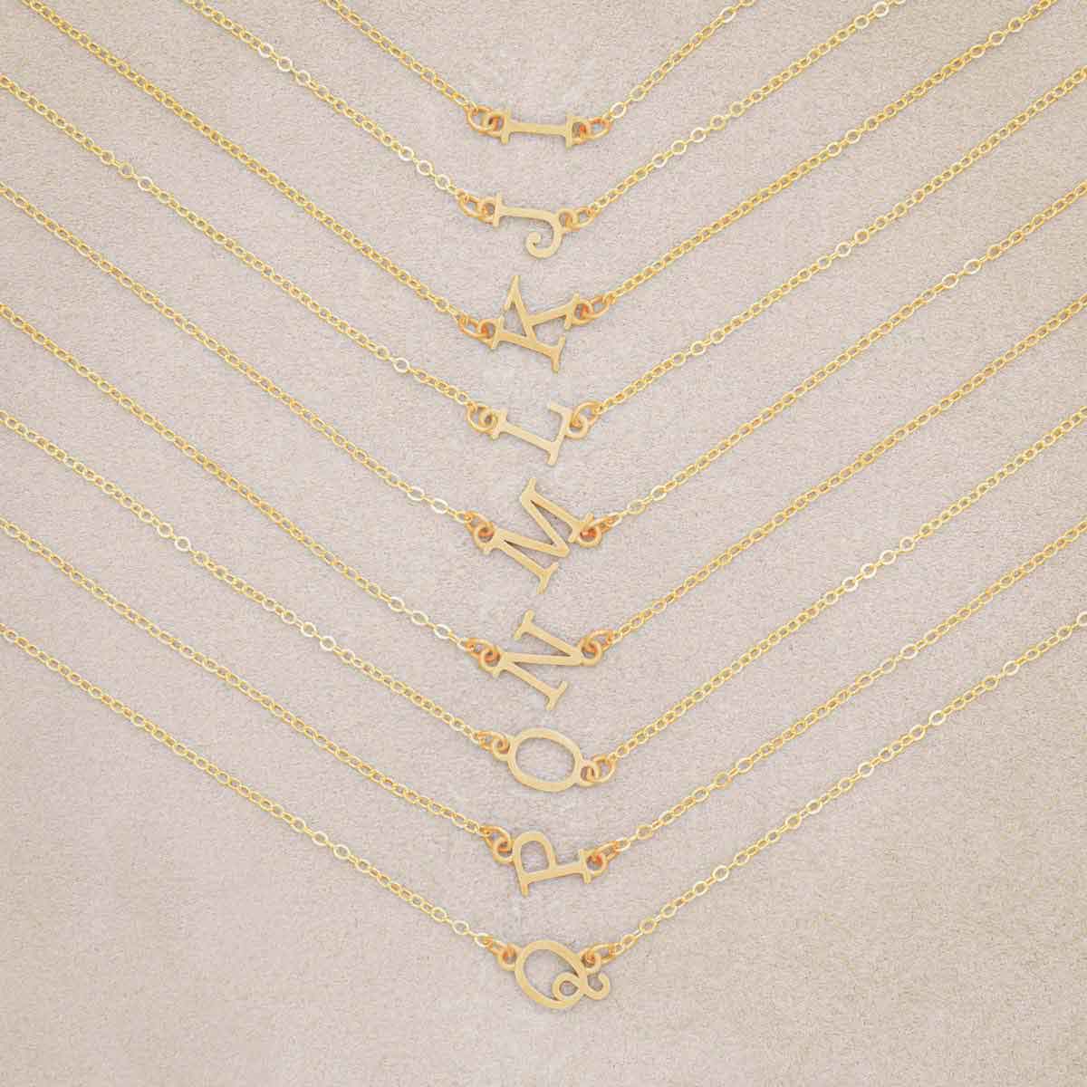 My Monogram Necklace {14K Solid Gold}