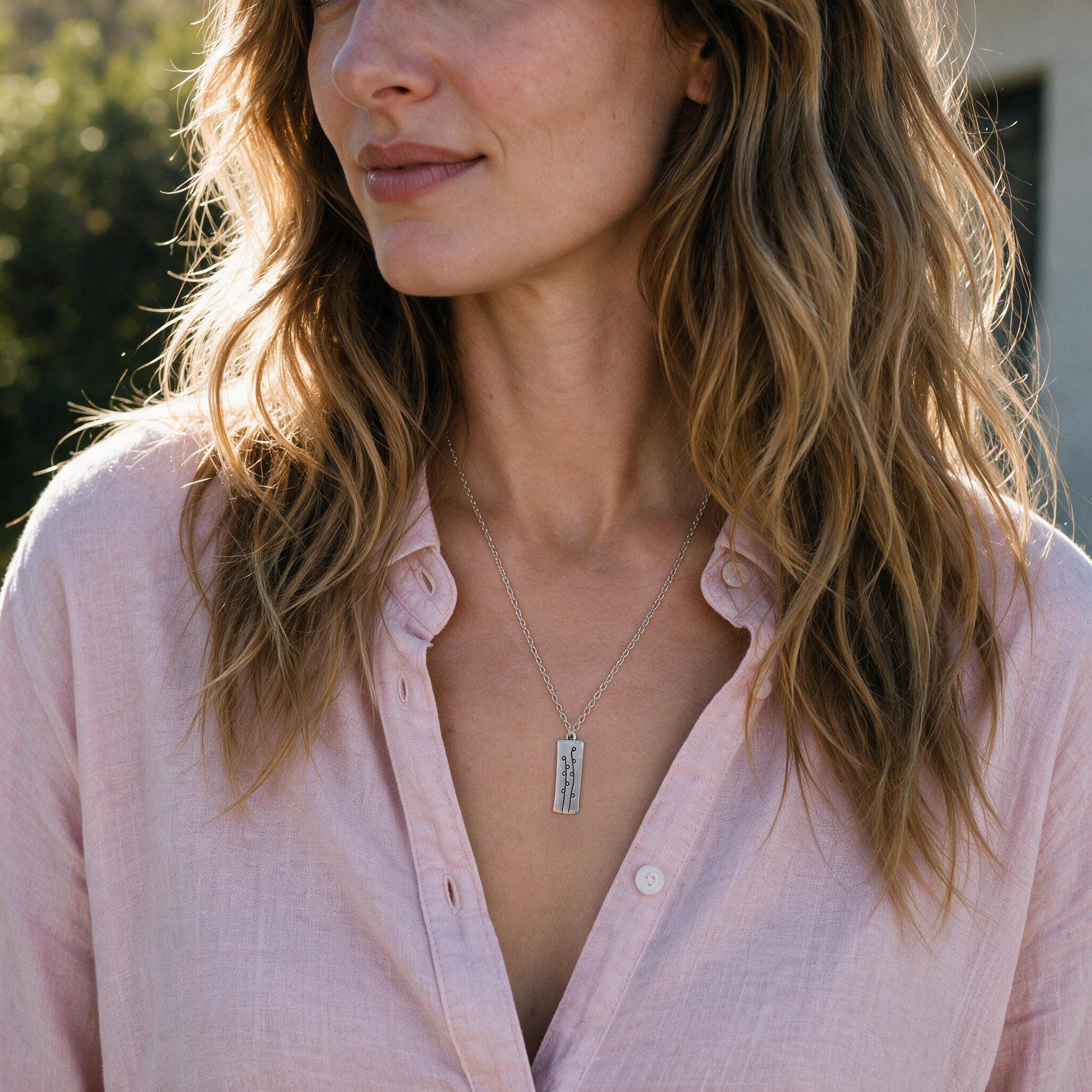 All Is Well Necklace (Sterling Silver) - Lisa Leonard Designs