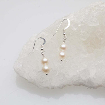 Essential Pearl Earrings (Sterling Silver)