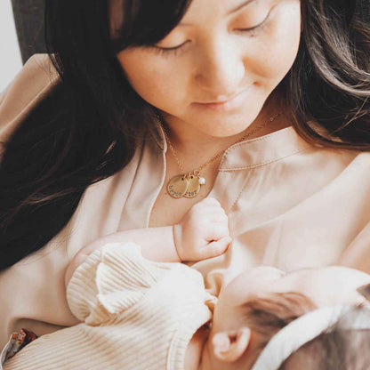 Petite Mother's Necklace (14K Solid Gold)