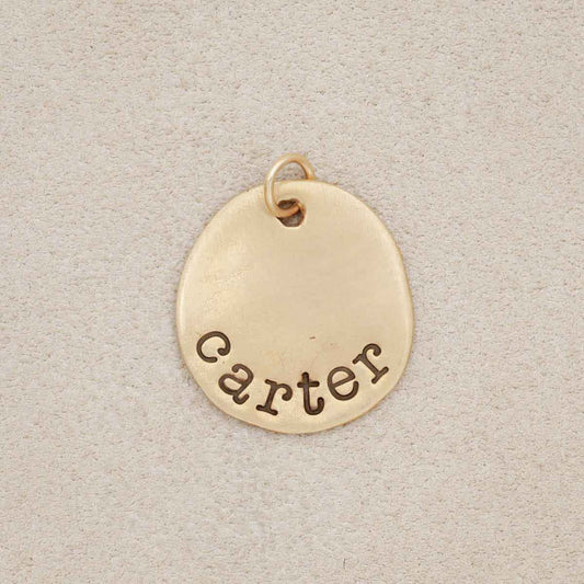 Petite Mother's Charm (10K Solid Gold)