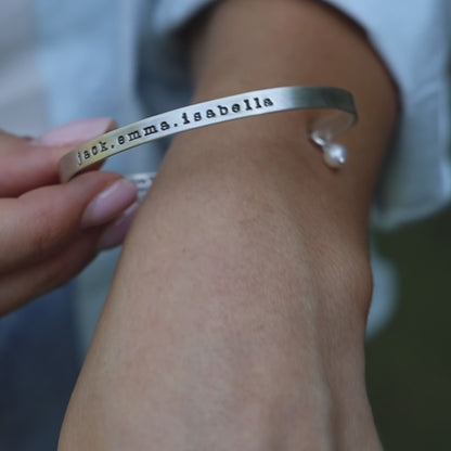 Thin Sterling Cuff (Sterling Silver)