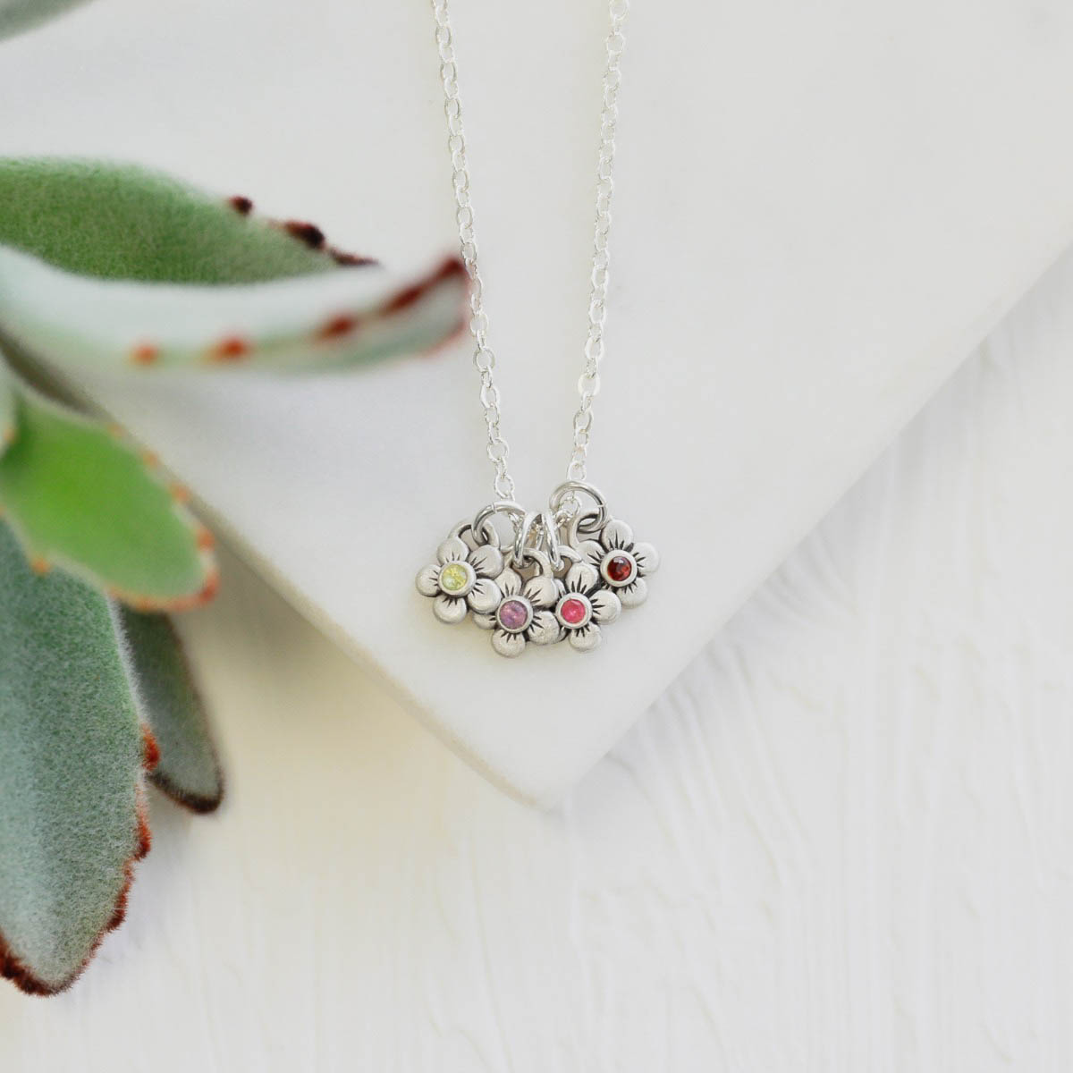 Birthstone Bloom Necklace (Sterling Silver) - Lisa Leonard Designs