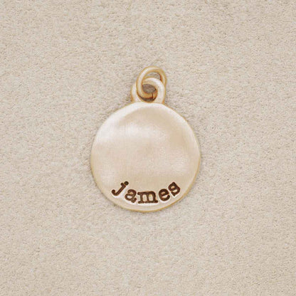 Round Tag (9K Solid Gold)