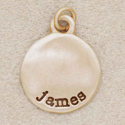 Round Tag (9K Solid Gold)