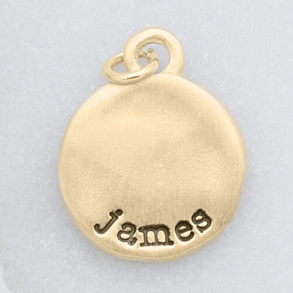 Round Tag (9K Solid Gold)
