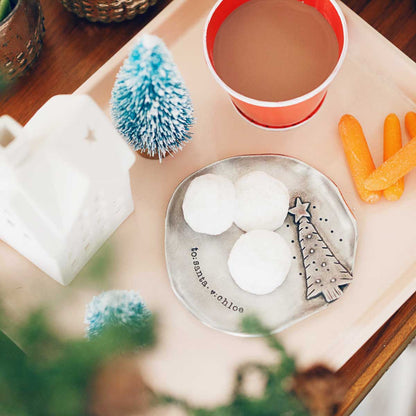 Santa Plate (Pewter)