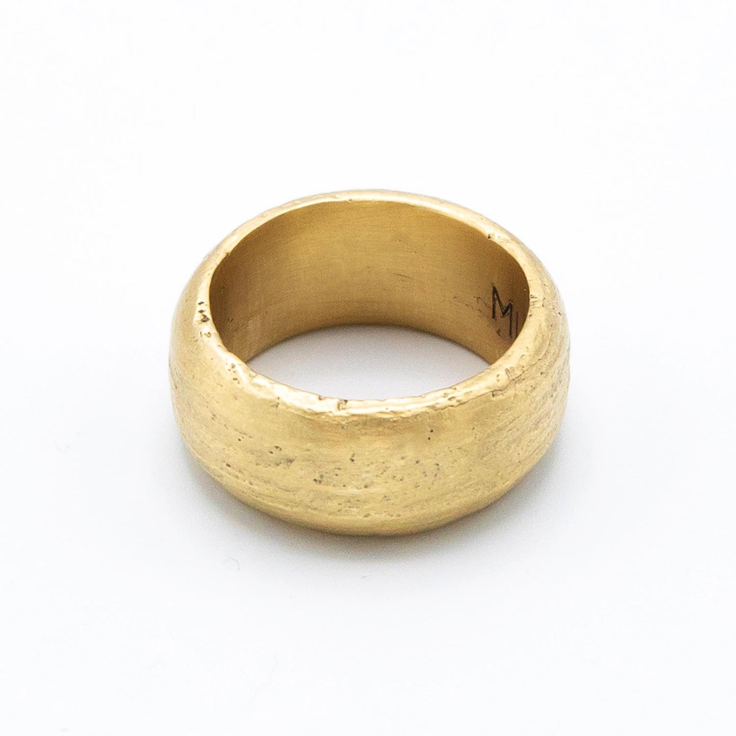 Collide With The Sky Ring [Textured 14K Solid Gold]