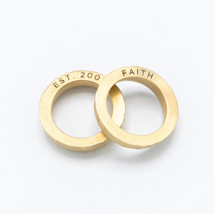 Life Together Ring Pair (9K Solid Gold)