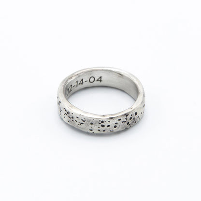 Withstand Stacking Ring (Antiqued Sterling Silver)