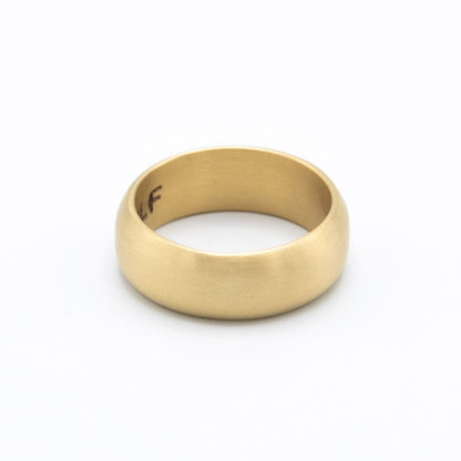 Collide with the Sky Ring [Smooth 14K Solid Gold]