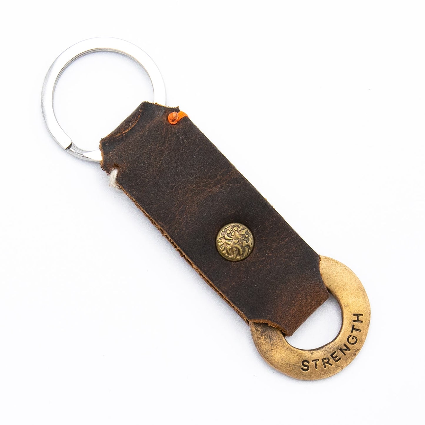 Totality Strength Key Ring (Brass)