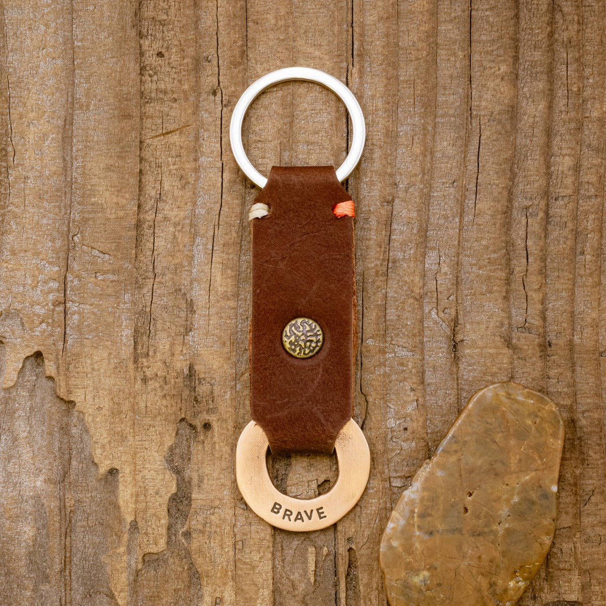 Totality Brave Key Ring (Brass)