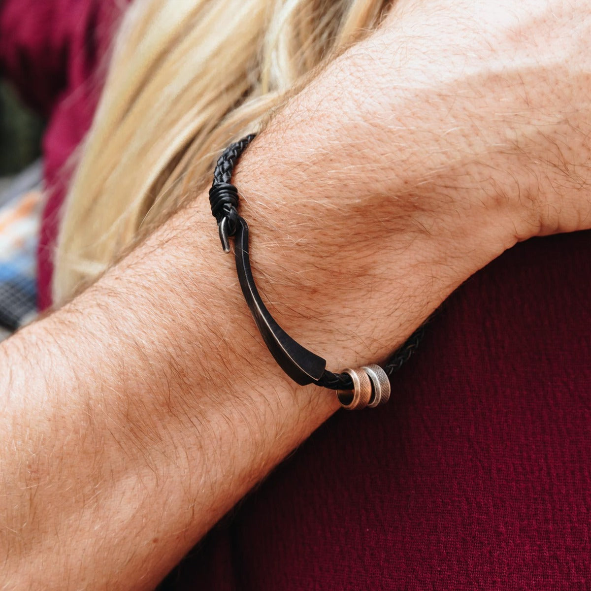 Grapple Bracelet (Black Sterling)