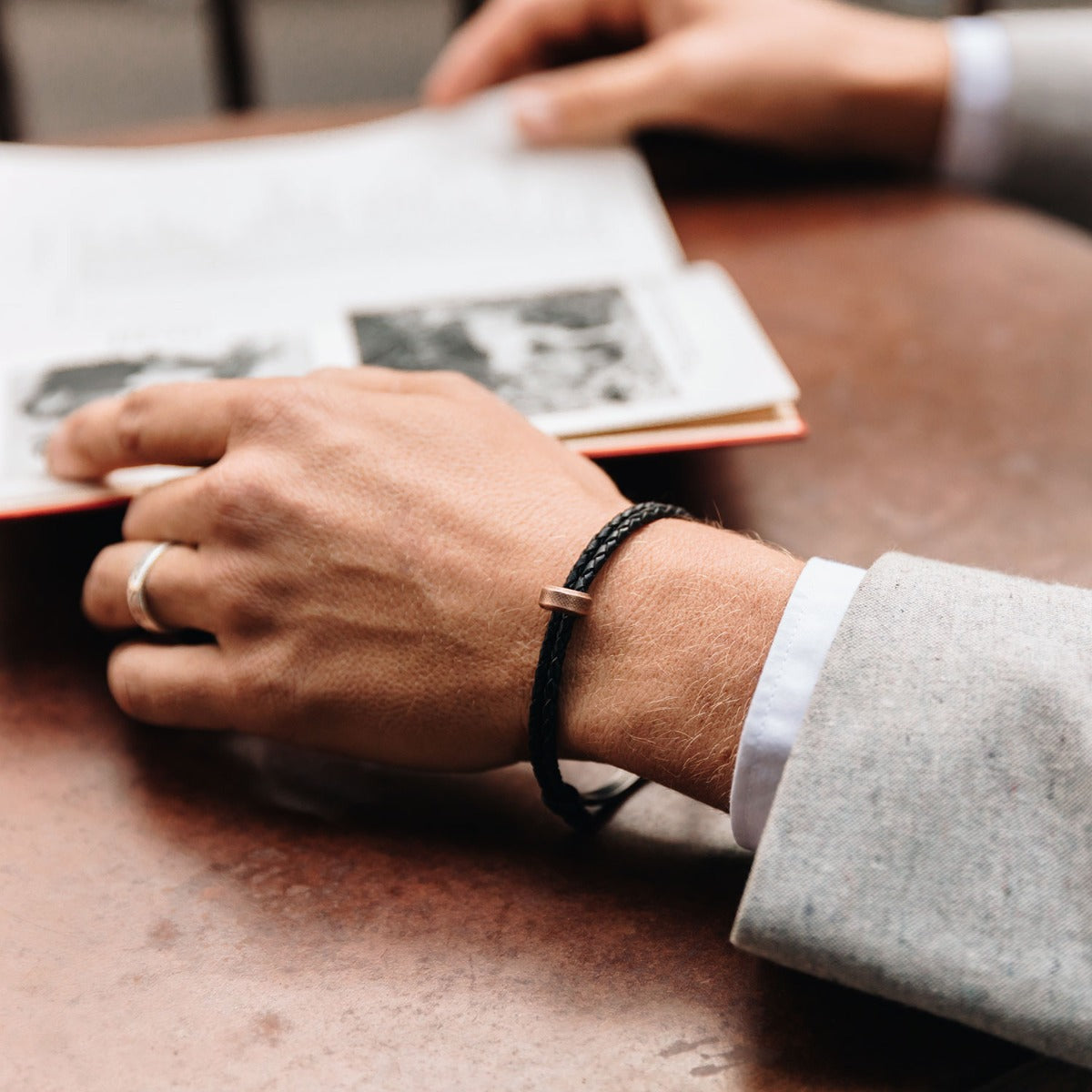 Grapple Bracelet (Black Sterling)