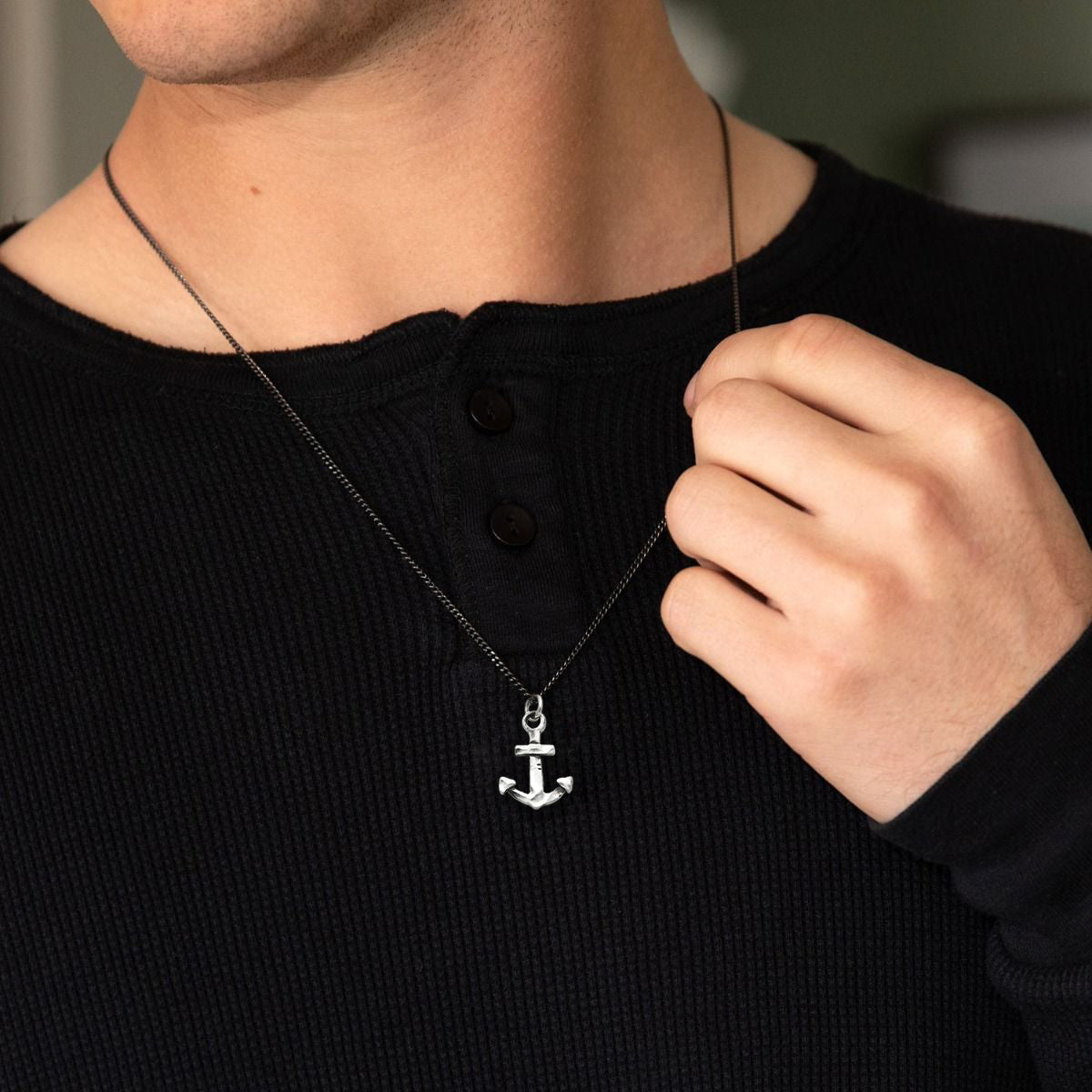 Anchor of My Soul Necklace [Sterling Silver]