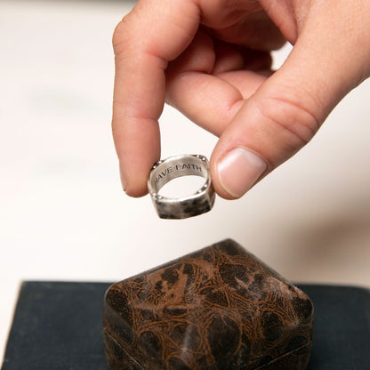 Strong + True Ring [Sterling Silver]