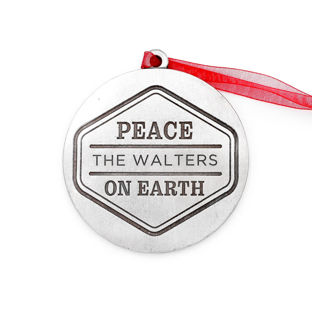 Peace on Earth Ornament (Pewter)
