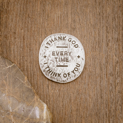 Grateful Pocket Coin (Sterling Silver)