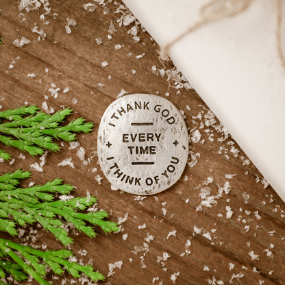 Grateful Pocket Coin (Sterling Silver)