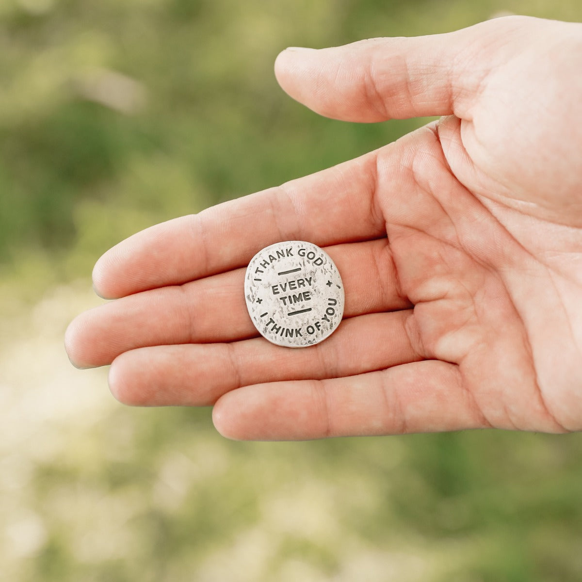 Grateful Pocket Coin (Sterling Silver)