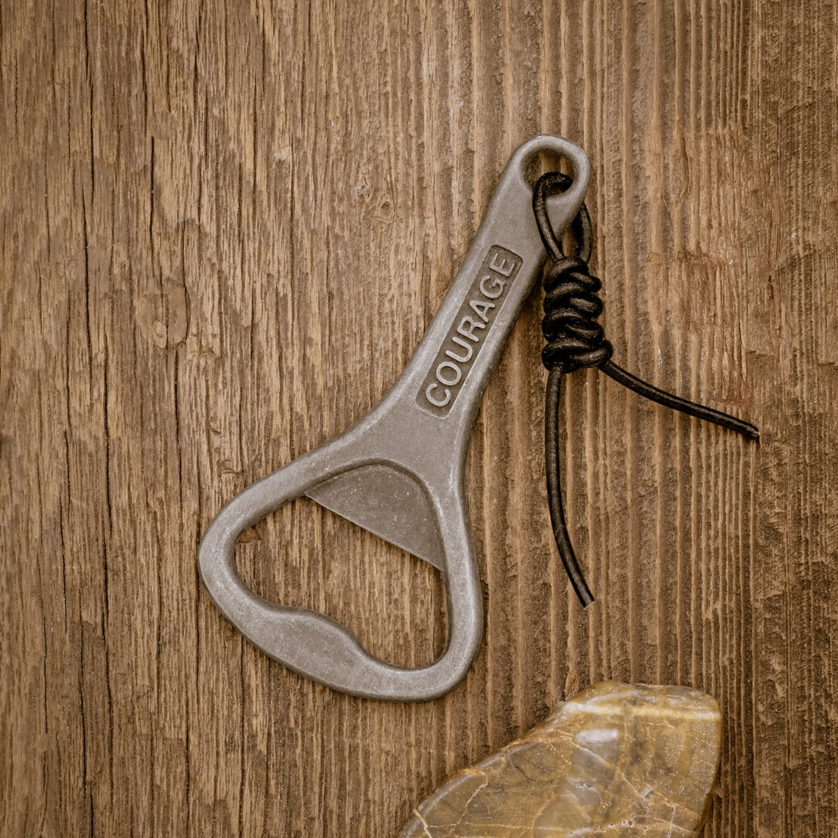 Vintage Bottle Opener Courage (Zinc)