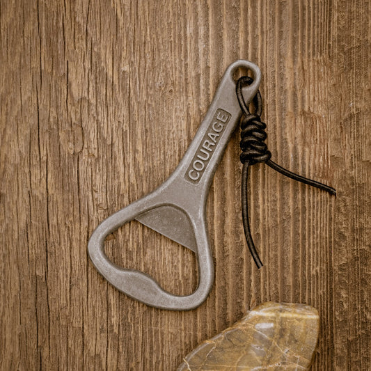 Vintage Bottle Opener Courage (Zinc)