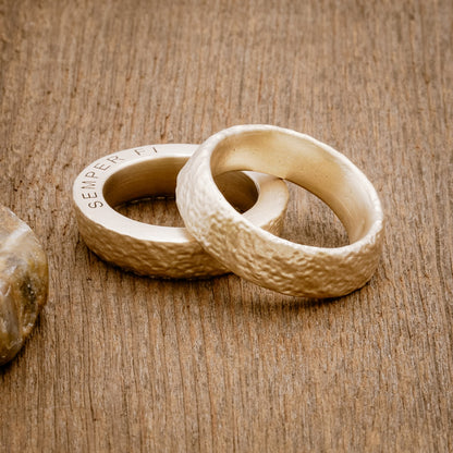 Life Together Ring Pair (9K Solid Gold)