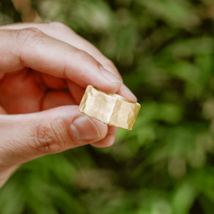 Strong + True Wide Ring (14K Solid Gold)