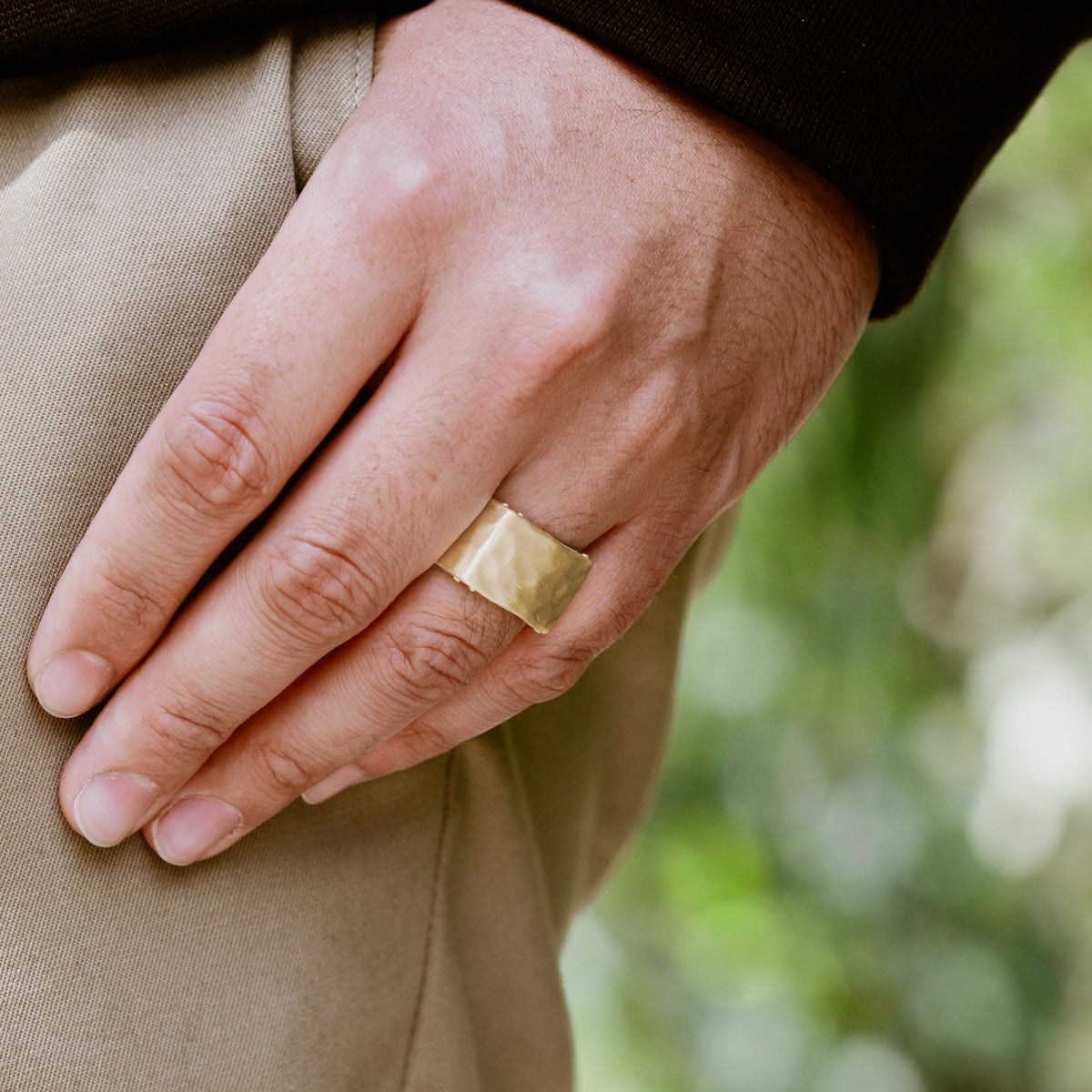 Strong + True Wide Ring (14K Solid Gold)