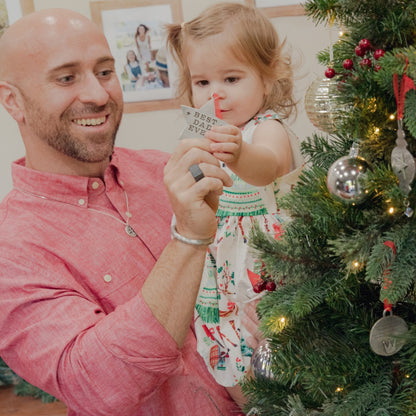 Best Dad Ornament (Pewter)
