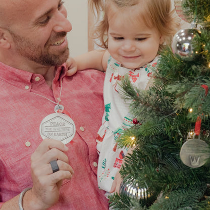 Peace on Earth Ornament (Pewter)