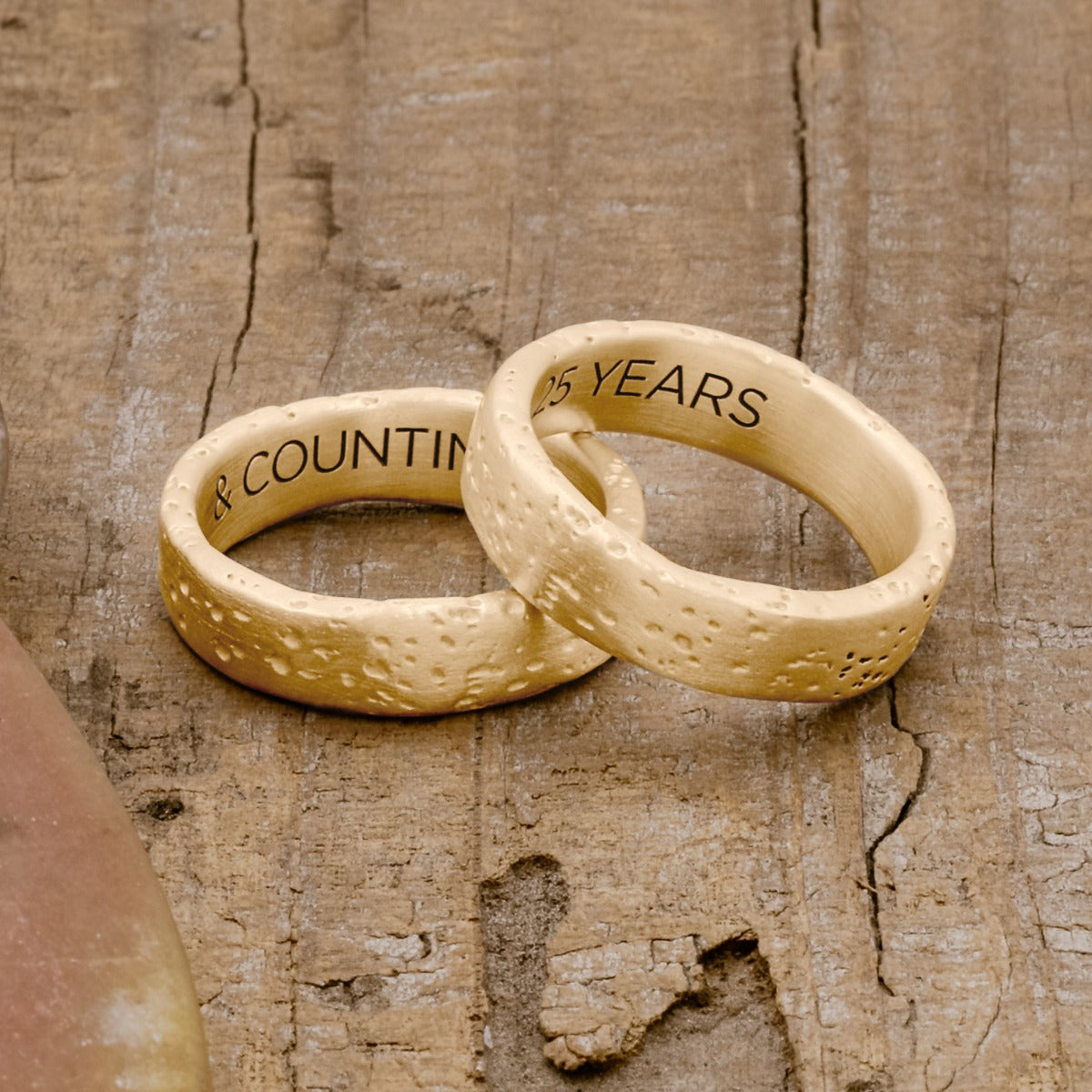 Withstand Stacking Ring (14K Solid Gold)