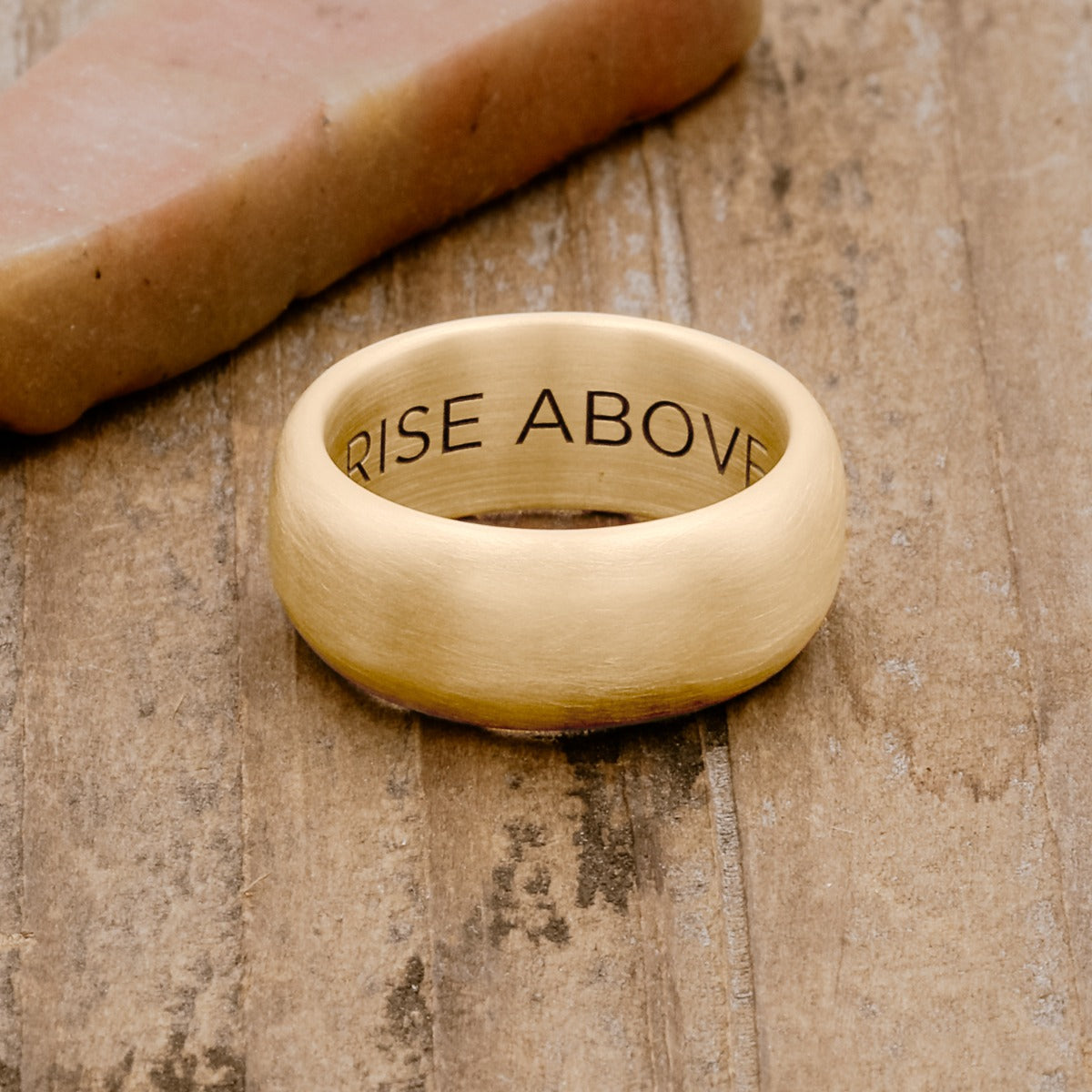 Collide with the Sky Ring [Smooth 14K Solid Gold]